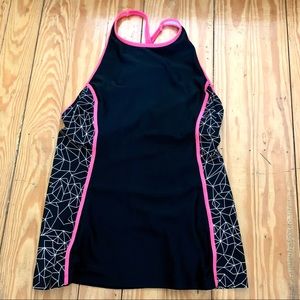 Champion Black Pink Athletic Tank Top